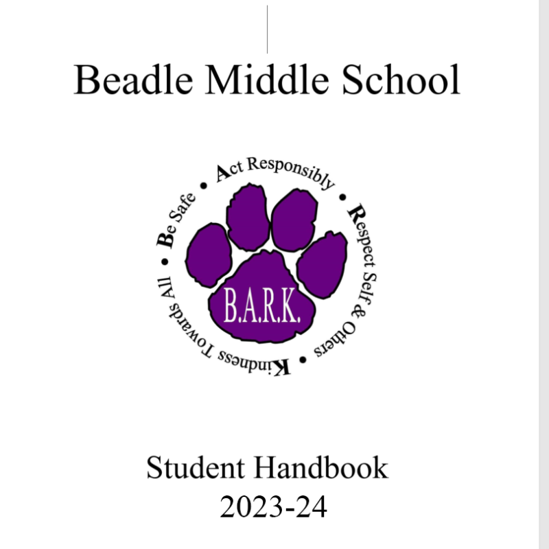 Image of cover of student handbook