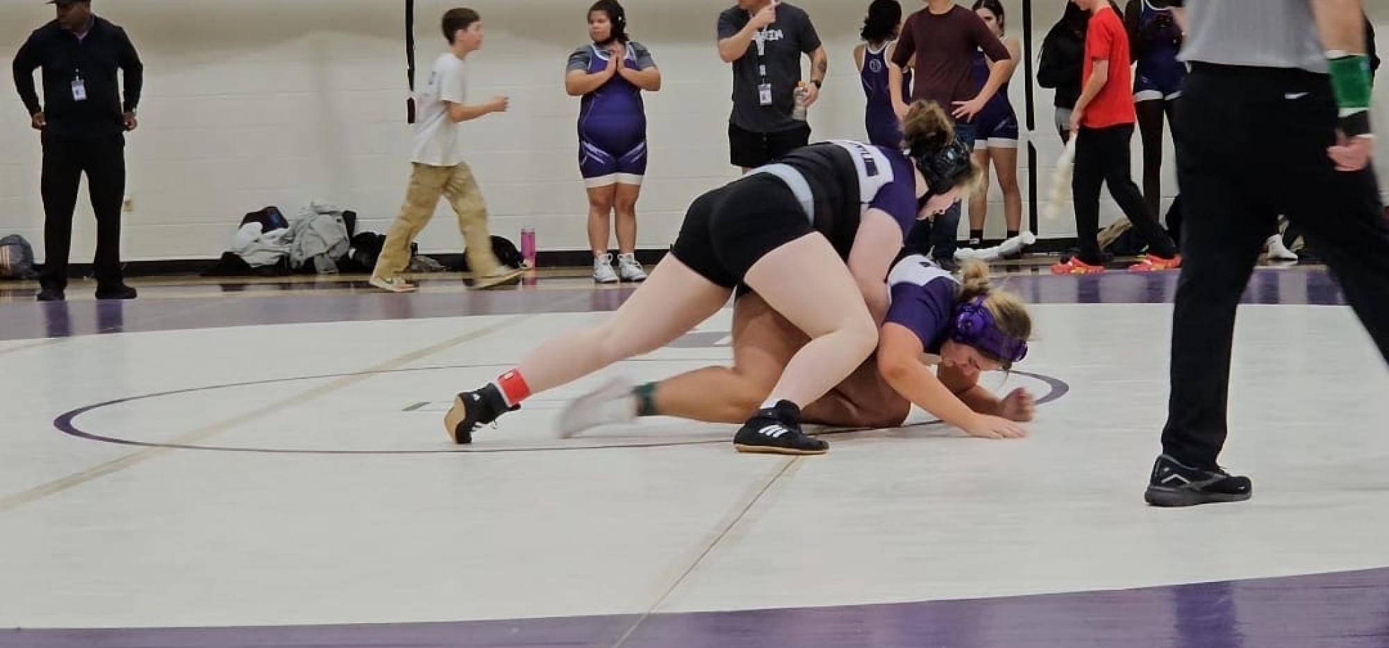 female wrestling photo