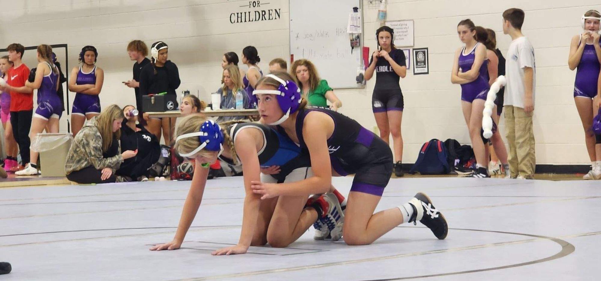 female wrestling photo