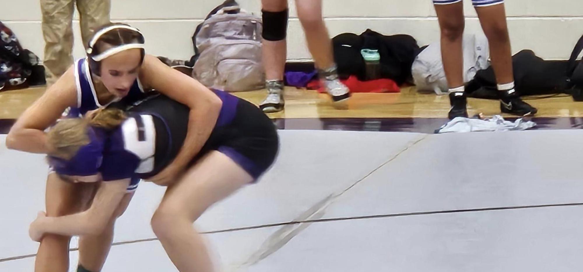 female wrestling photo