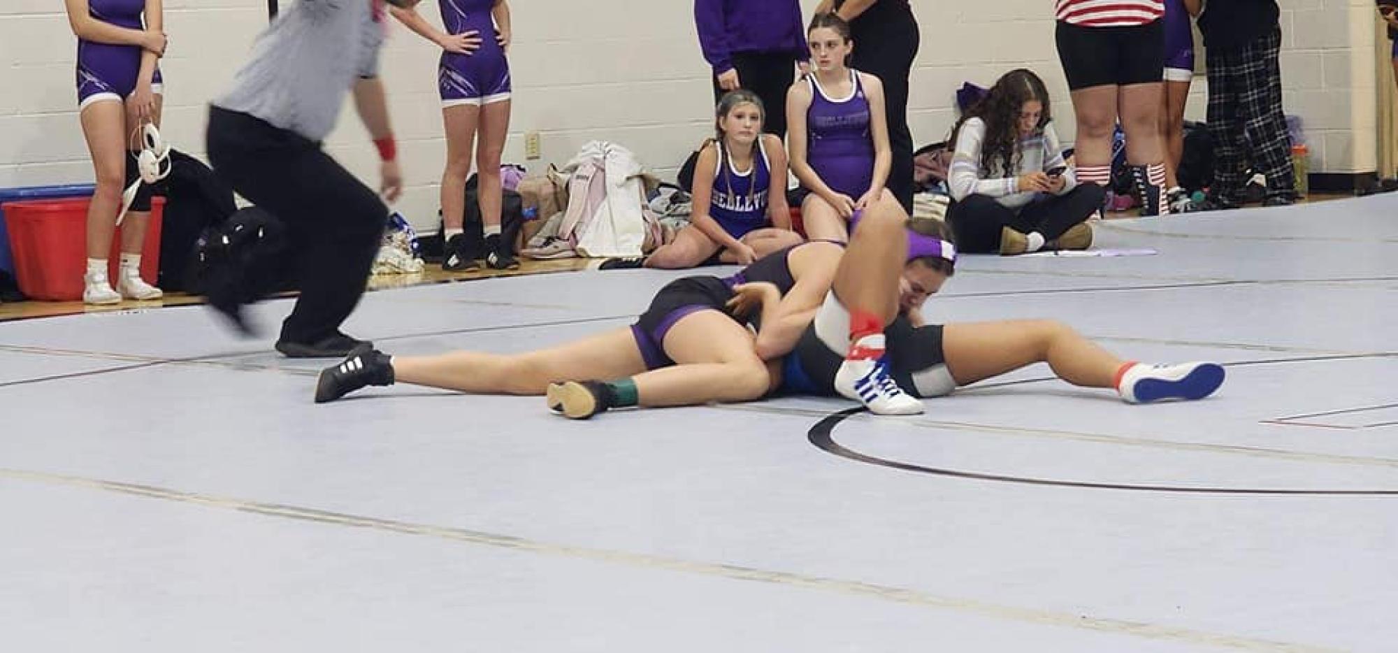 female wrestling photo